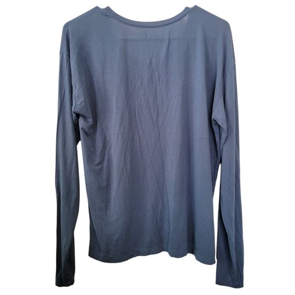 Tommy John Blue Long Sleeve Modal T-Shirt Size Women's Small - Picture 2 of 4
